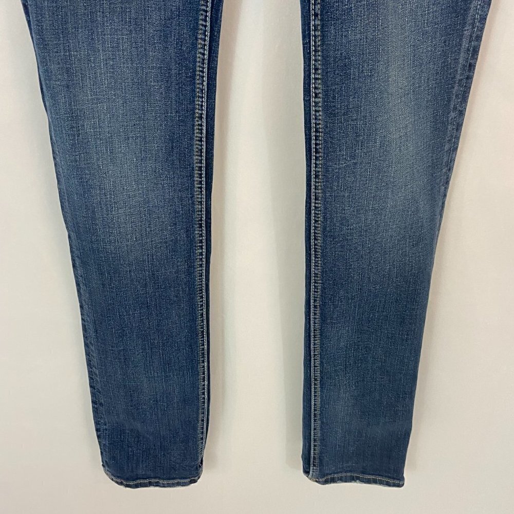 Silver Suki Straight Jeans Women's Size 25 (25 x 34) Mid Rise Straight Leg - Picture 3 of 12
